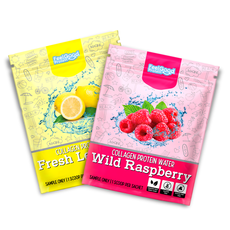 Feel Good Protein Water Sample Sachets Raspberry & lemonade